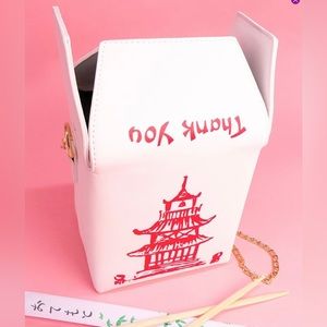 Chinese Takeout Box Crossbody Bag